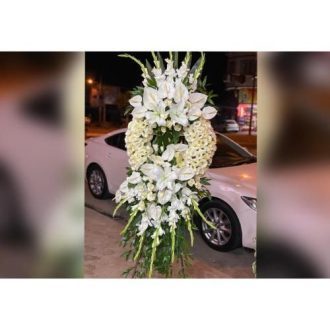 خرید تاج گل ارسال به مسجد مقدس محله دولتخواه تهران