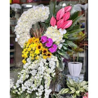 خرید تاج گل ارسال به نمایشگاه بین المللی تاسیسات و سیستم های سرمایشی و گرمایشی و تهویه مطبوع