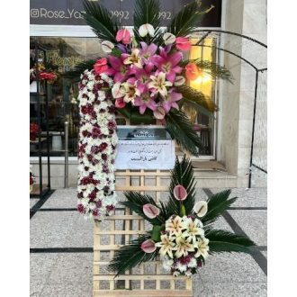 تاج گل جهت افتتاحیه