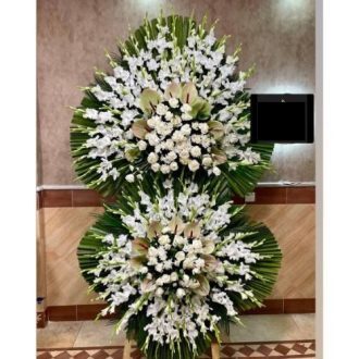 تاج گل برای مسجد الزهرا دهقان ویلا کرج